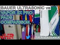 Bauer Supreme Ultrasonic vs Vapor 2X Pro hockey goalie pads comparison review