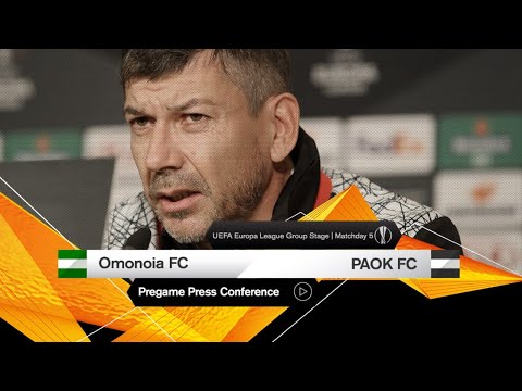 Press Conference: Omonoia - PAOK FC - PAOK TV