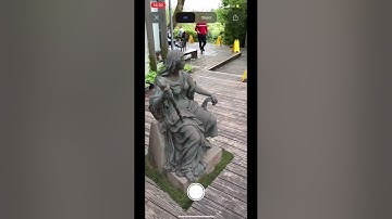 AR Code to display an Augmented Reality statue for a Museum or Art Exhibition | ar-code.com