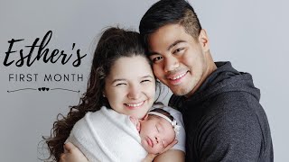 Welcome To The World Little One: Esther&#39;s First Month! | AMWF Filipino - Lithuanian Family Vlog