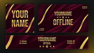 Luxury Stars (Logo, Banner and Screen Offline | Speed Art + Template) FREE screenshot 5
