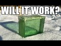 I made bulletproof glass with basic materials