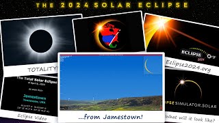 The Total Solar Eclipse of April 8, 2024 from Jamestown, TN