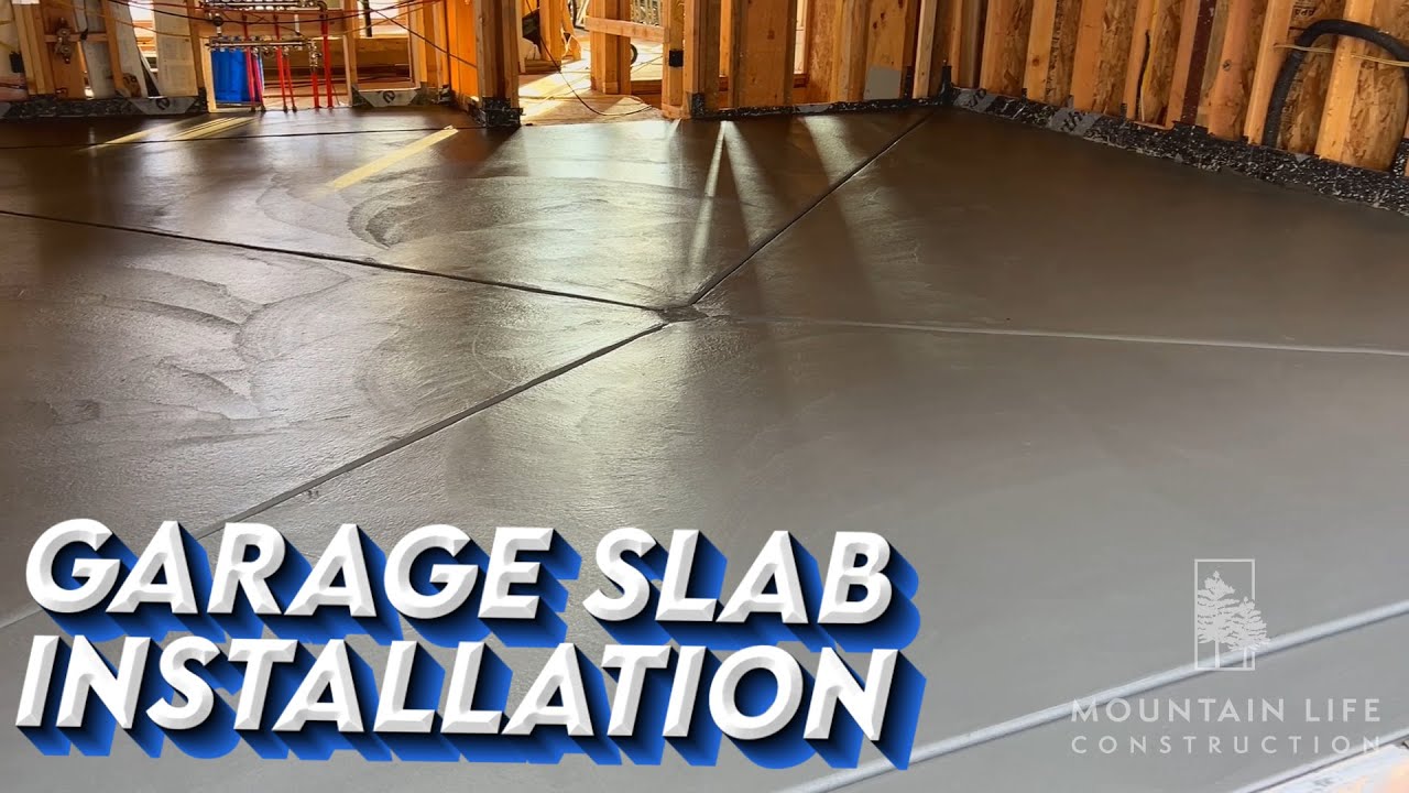 How to Install a Garage Slab - YouTube