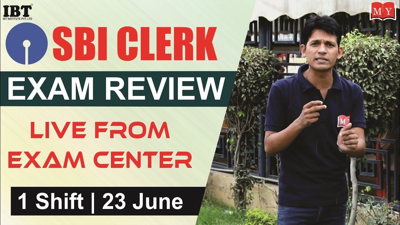 SBI Clerk Exam Review | Live from Exam Center || 1 Shift - 23 June 2018 ||