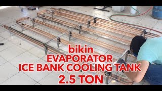 DIY Ice Bank Cooling Evaporator, 2,5 TON Milk