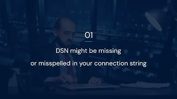 Understanding the Data Source Name Not Found and No Default Driver Specified Error in SQL Database