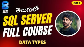 SQL Data Types | SQL Full Course in Telugu | Beginner to Advanced | Aravind Vangari