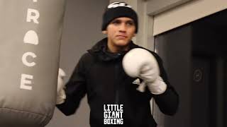 BAM RODRIGUEZ TRAINING FOR CARLO CUADRAS CLASH, HITTING THE HEAVY BAG, SHADOW BOXING, & MORE