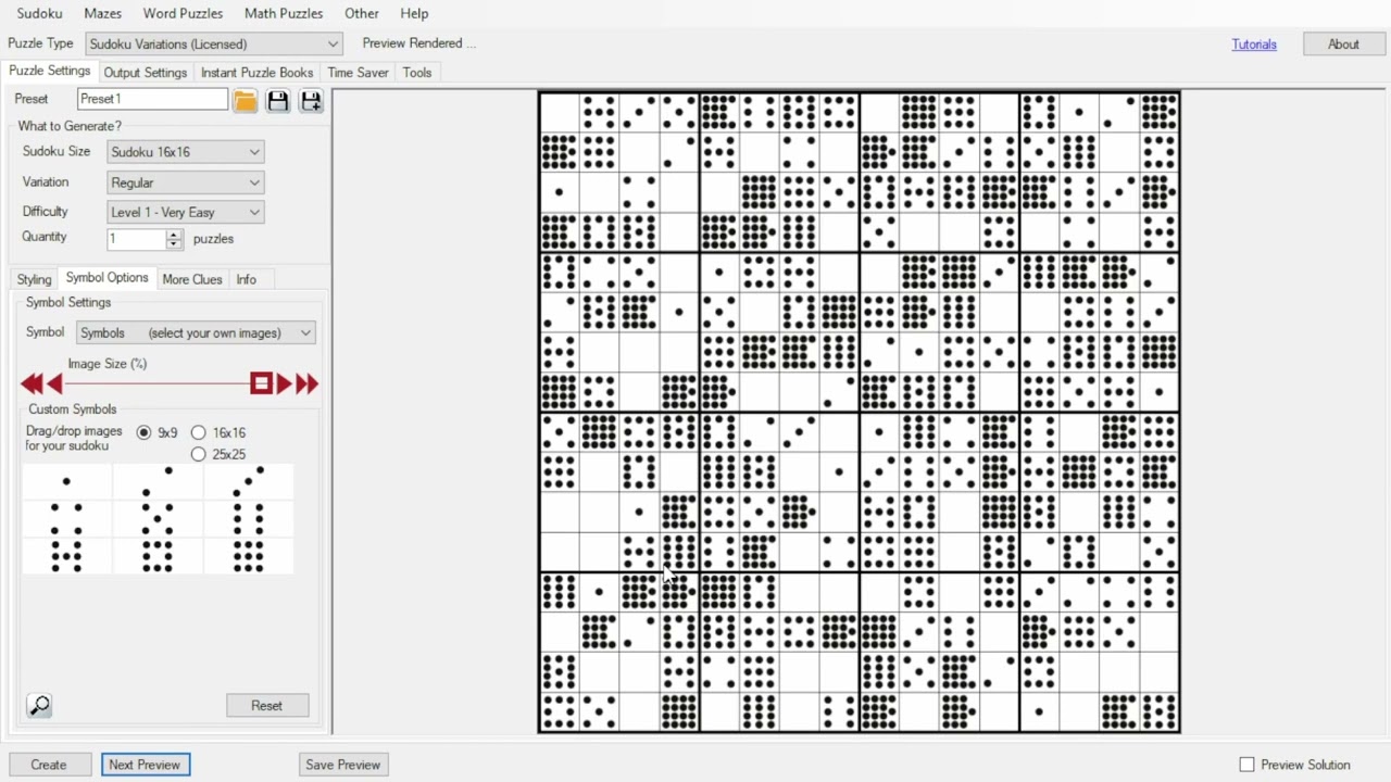 How to create 12x12 and 16x16 sudokus, with digits, hexadecimal