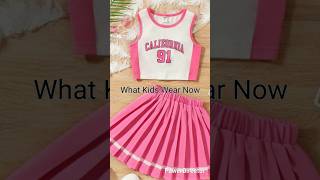 What kids wear now vs then #shorts #kids #tshirt #fun