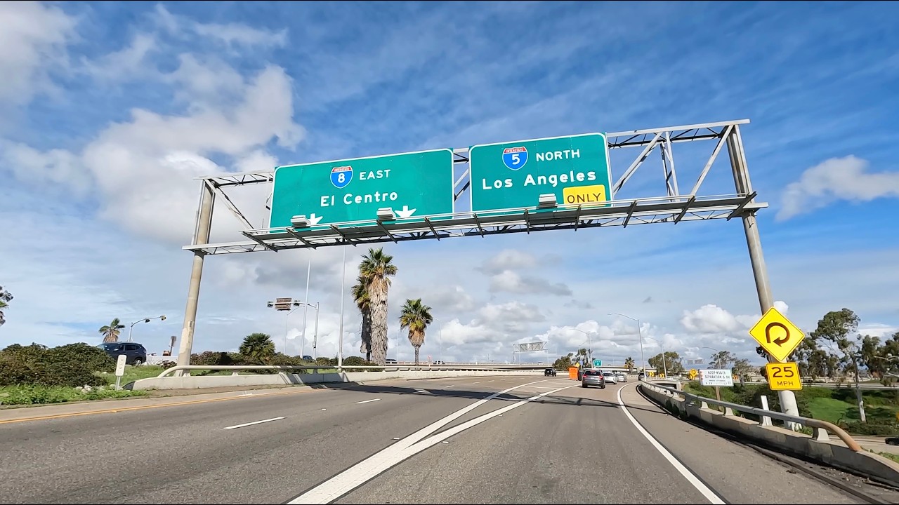 San Diego to LA Drive | City Streets & Changing Weather