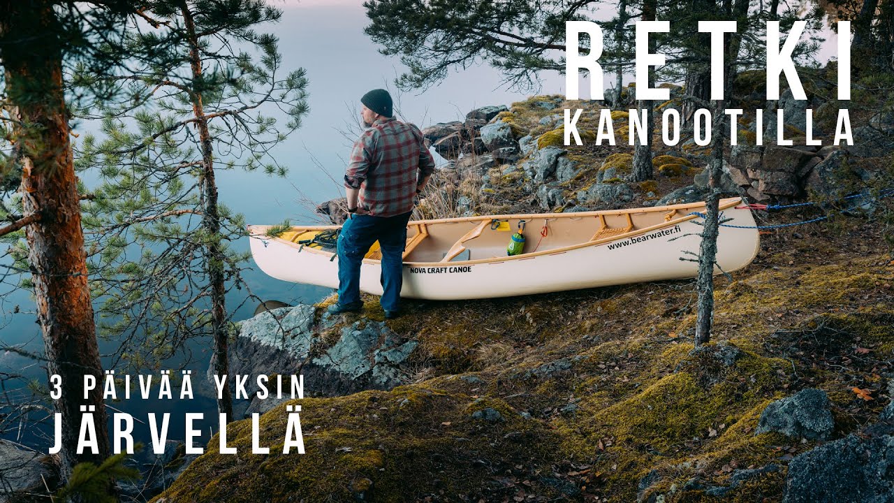 Поход на каноэ вокруг озера Лохьянъярви (3 дня) Кемпинг и рыбалка, лагерь в гамаке