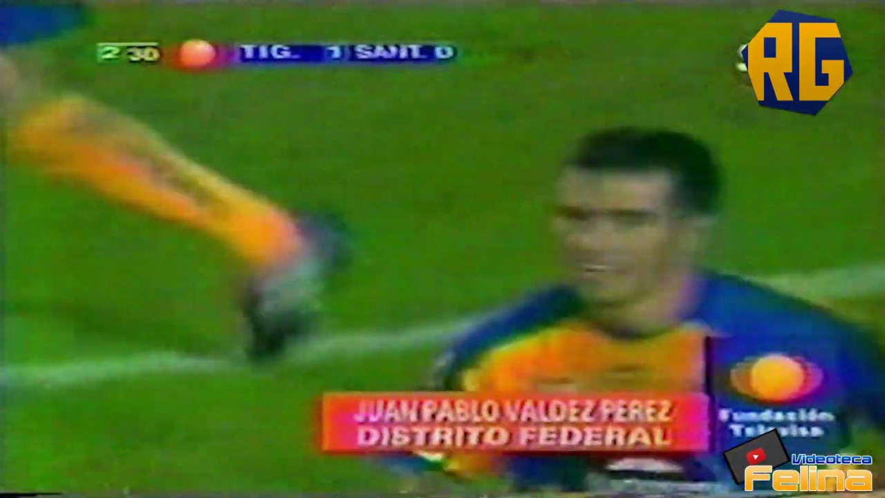 TIGRES 3-0 SANTOS | 4TOS VUELTA INVIERNO 2001 | LIGA MX | RESUMEN GOLES