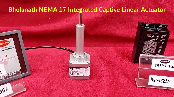 Integrated Captive Linear Actuator | NEMA 17 | 15N | Stepper Motor | Bholanath ICLA | English