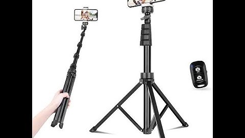 UBeesize 62" Extendable Tripod Stand & Selfie Stick For Cellphones & GoPro Cameras Unboxing & Review