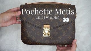 Add this Louis Vuitton Pochette Metis to your closet! She is in