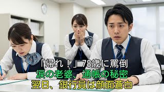 「帰れ！」と怒鳴られた78歳女性。翌日、”驚愕の口座残高”に銀行員が顔面蒼白…