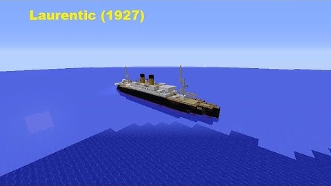 Laurentic (1927) I Minecraft I 1:5 Scale Tutorial