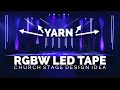 Hourglass Stage Design Idea | RGBW LED Tape & Yarn