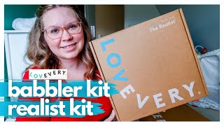 LOVEVERY UNBOXING | the babbler play kit &amp; the realist play kit [months 13,14,15 + months 19,20,21]