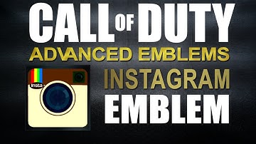Call of Duty Advanced Warfare Emblem - Instagram App Logo CoD: AW Emblem Tutorial