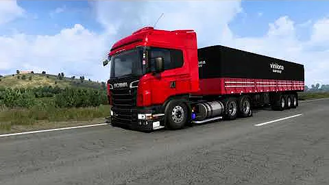 Scania L6 Straight pipe sound Brazilian style | ETS2 1.44-1.45