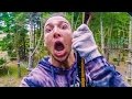 STUCK IN 150FT TREE! w/ Sam, Colby & Corey