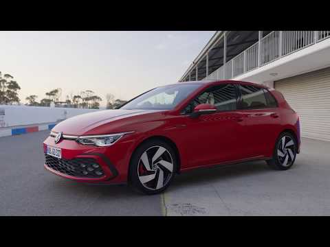 New VW Golf 8 GTI (2020) - EXHAUST & engine sound, GTI digital cockpit & crazy AMBIENT LIGHTS