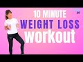 10 Minute WEIGHT LOSS WORKOUT FOR WOMEN OVER 50 - FAT BURNING No Repeats - AT HOME