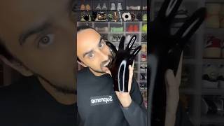 Food ASMR Eating a Hand Gummy and all Black snacks asmr funny asmrfood food