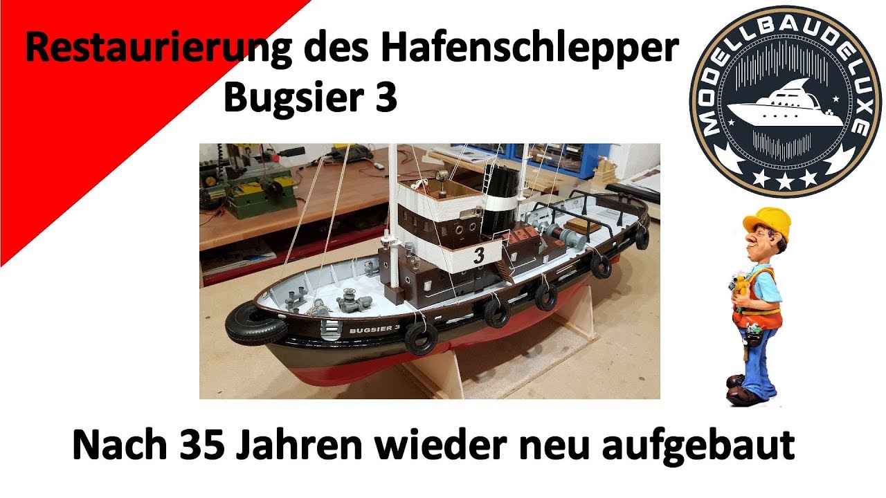 Restaurierung des Hafenschleppers Bugsier 3
