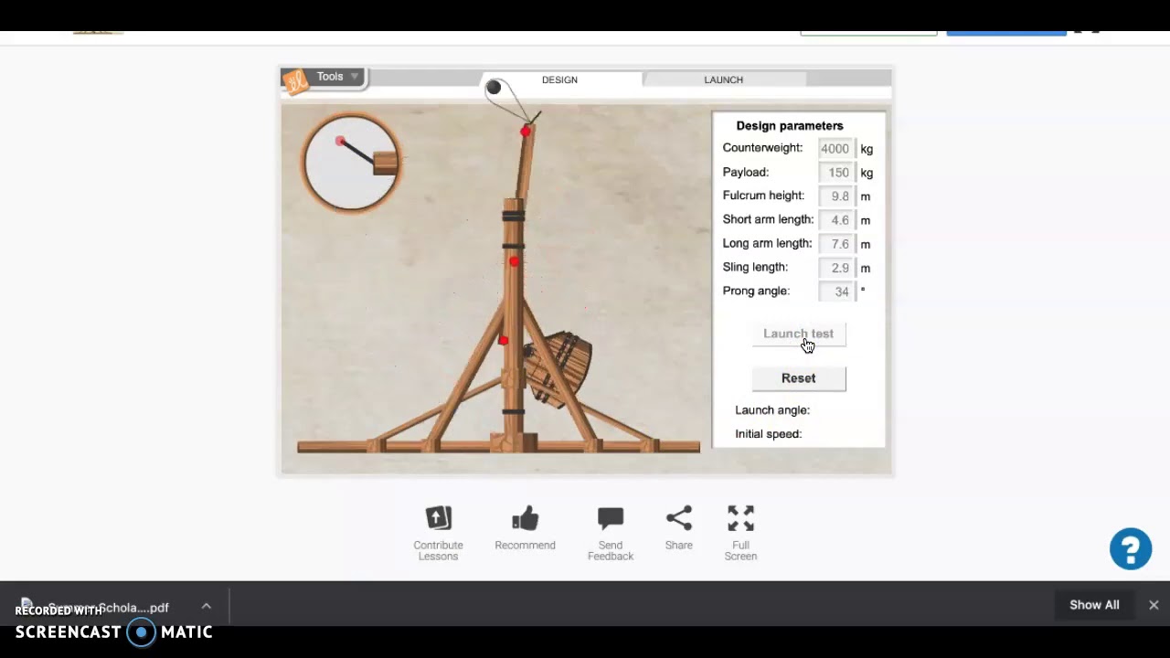 Science Gizmos (Trebuchet) - YouTube