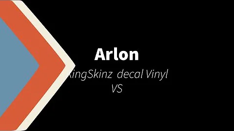Arlon Vinyl vs Cheap No Name Vinyl