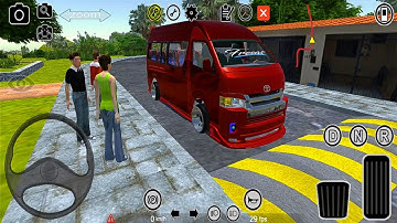 Toyota Hiace Mod Drive - Proton Bus Simulator Urbano Gameplay 