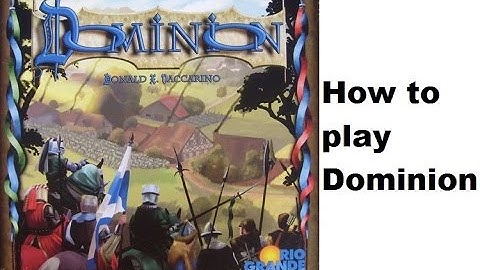 How to play Dominion!