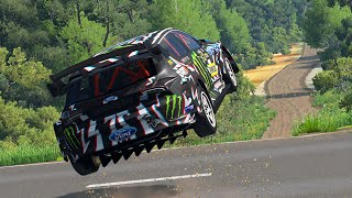 Rally - Rallycross Crashes #24 | BeamNG Drive