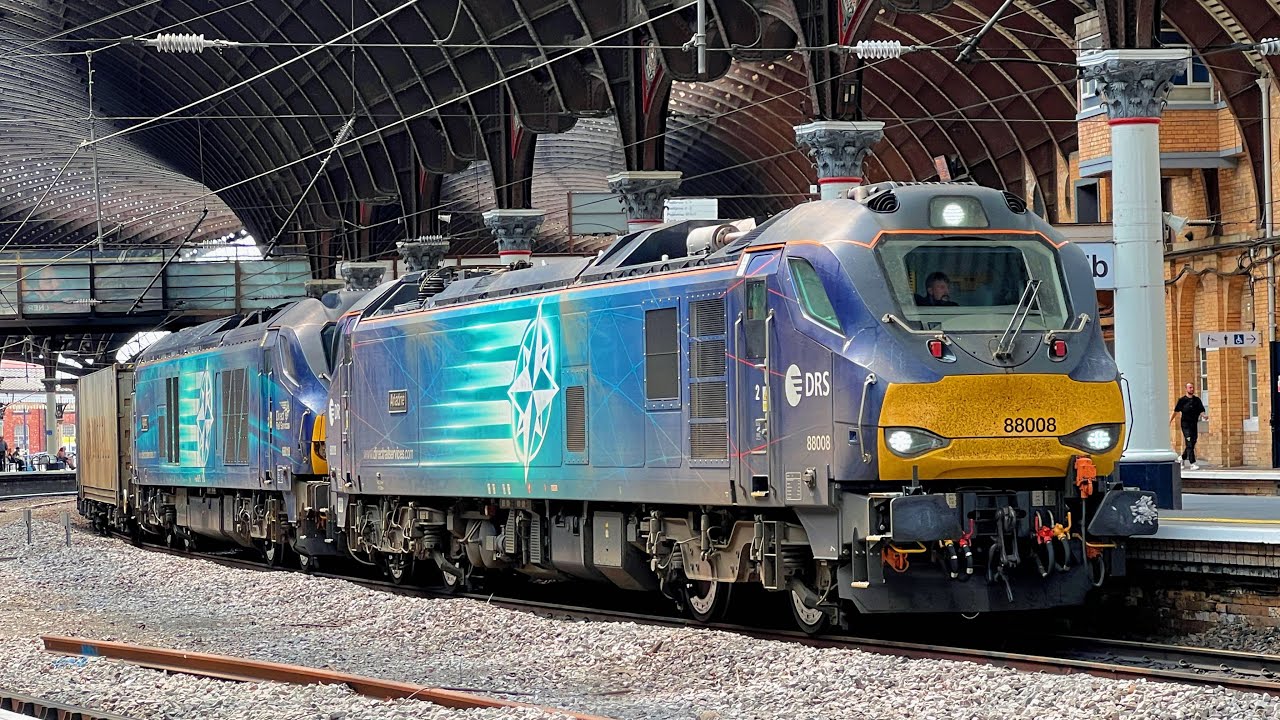 Trains at York Station Throughout May 2025