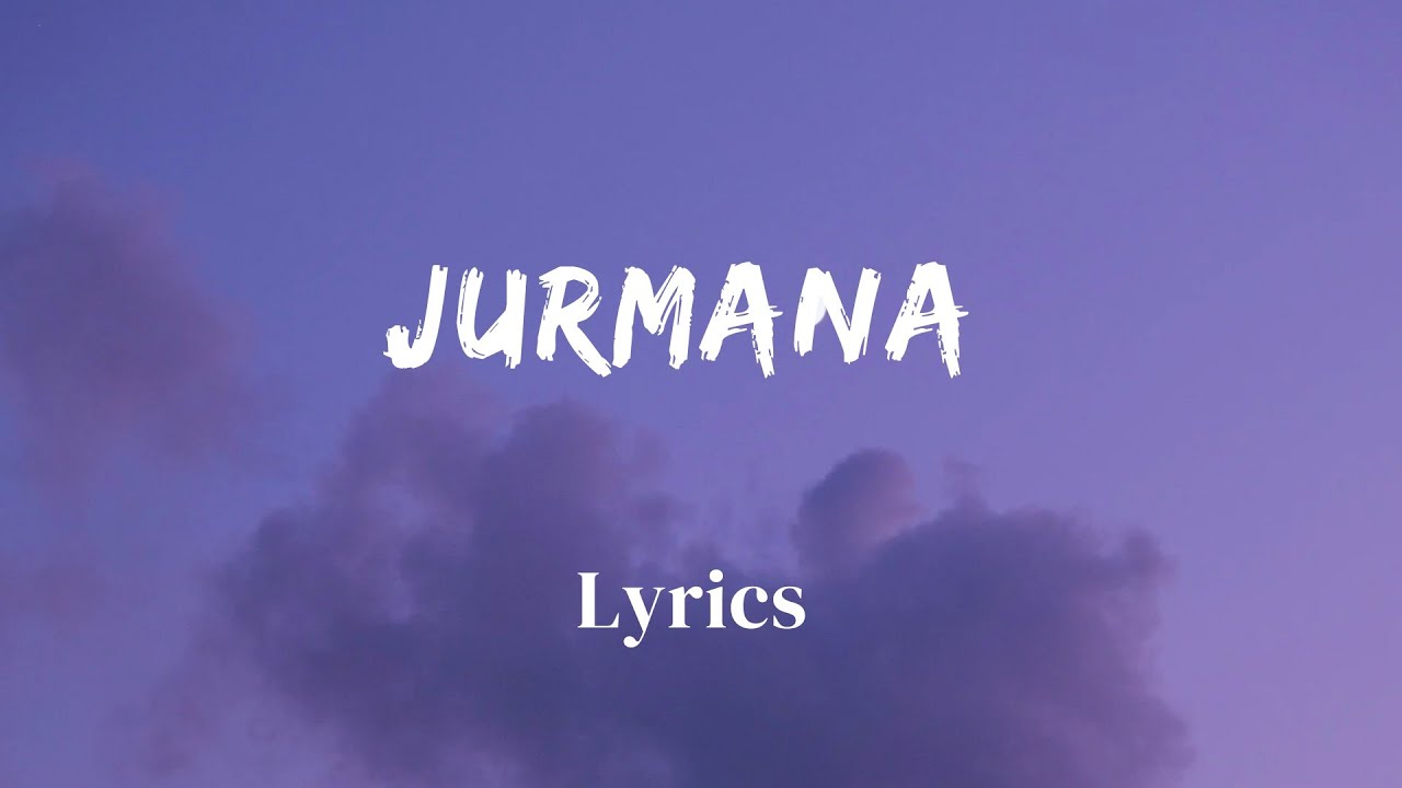 JURMANA   LYRICS  KAIFI KHALIL  OFFICIAL AUDIO  LYRICS VIDEO  SF LYRICS HUB 