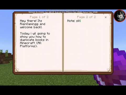 How to copy a Written book to Another Book-Minecraft - YouTube