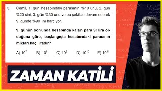 Zaman Katili Problem Sorusu Aklınızda Kalsın