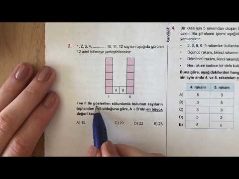 KAREKÖK TYT Rutin Olmayan Sorular (SAYILAR) Test-15 Anlatımlı Çözümleri(2018-2019 basım)