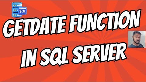 Getdate function in SQL Server