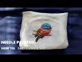 How to embroider a bird - part 1
