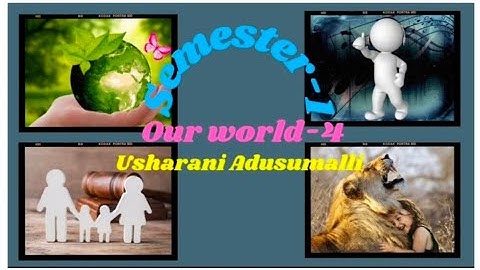 Semester1 ,Our World -4 ,All Lesson Plans In One Video /EVS,4th Class /AP New Syllabus /UnitPlan