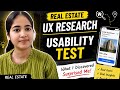 Real Estate ≠ Just Shortlisting |it’s about trust, uncertainty and emotional decisions.|UX Research 