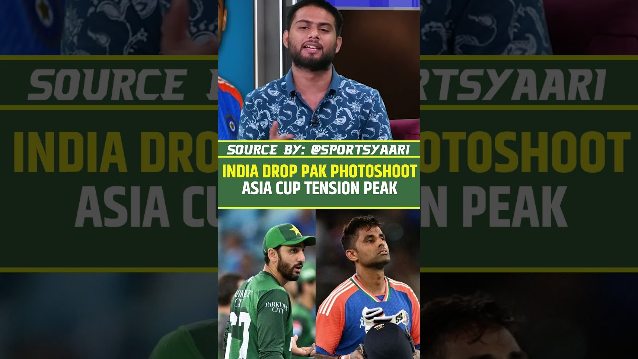 India Drops Pakistan Photoshoot Asia Cup Tensions Peak 