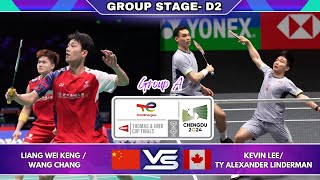 Liang Wei Keng\/ Wang Chang vs Kevin Lee \/Ty Alexander Lindeman| Group Stage | Thomas \& Uber Cup 2024