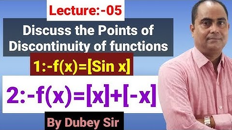 Continuity of greatest integer function #impquestions #QuestionsofContinuity#csirnetmath #dubey
