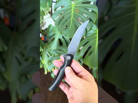 WE Knife Co 704CF-E M390 Customized Black Ano Titanium Linerlock  Acid Stonewash